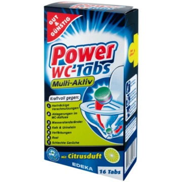 Gut & Gunstig Power WC- Tabs 16x Nē