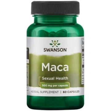 Maca 500 mg, 60 kapsulas Swanson