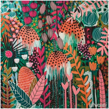 Puzzle Flowery: Ruby Sunshine Heye