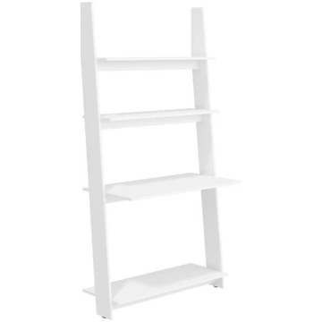 Rakstāmgalds - plaukts Rack, balts Meblocross
