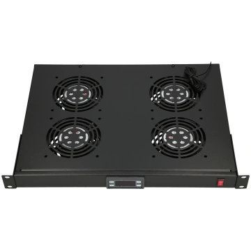 Extralink Fan panel | 19", 4 fans, for rack cabine