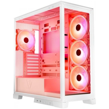 MODECOM WHITE COMPUTER CASE SPACE ARGB | AT-SPACE-