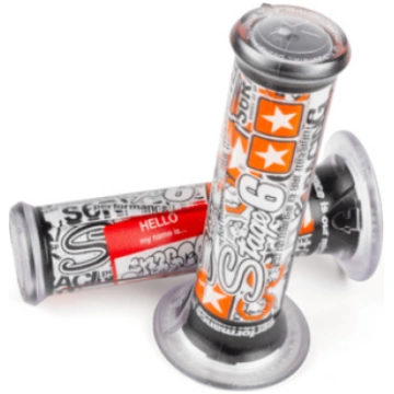 Grips Stage6 StickerBomb White / Orange