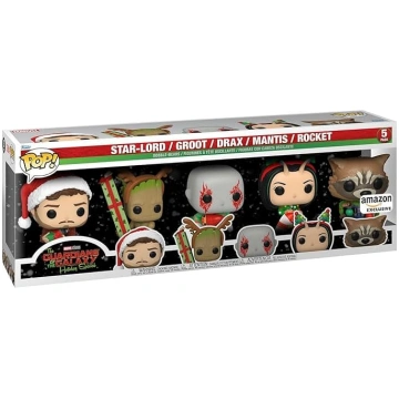 Funko Pop! Marvel: Holiday - Starlord, Groot, Drax