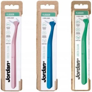 Flosera rokturis Jordan Green Clean Flosser — noma