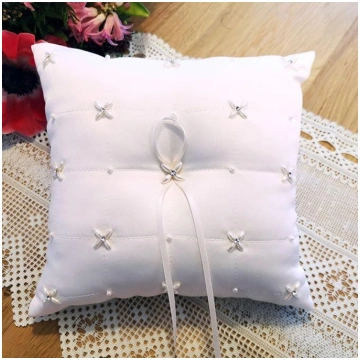 Weddix gredzena spilventiņš Lovely Pearls Romantis