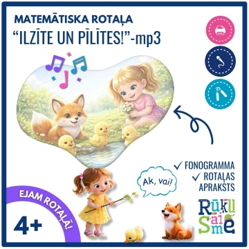 Rotaļa "ILZĪTE UN PĪLĪTES"- rotaļa, putni, atņemša