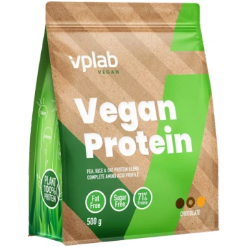 VPLAB Vegan Protein Chocolate pulveris, 500 g