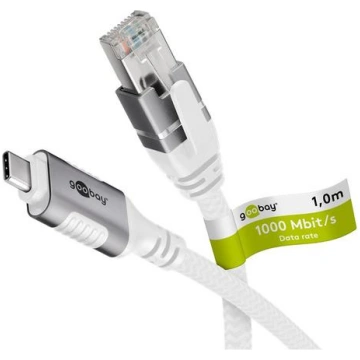 goobay Ethernet cable USB-C 3.2 Gen2 plug RJ-45 pl