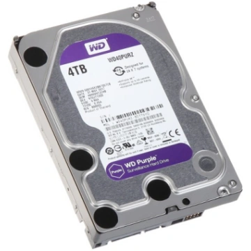 Lietots - HDD 4TB 5400 SATAIII 3.5" WD Purple, 4TB