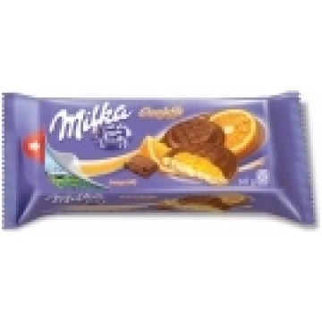 Cepumi ar apelsīnu marmelādi, Milka Jaffa Orange, 