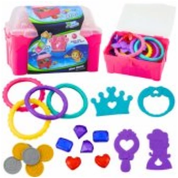 LEAN Toys Treasure Chest Set for Diving and Water 