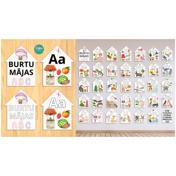 BURTU MĀJIŅAS | SIENAS ALFABĒTS