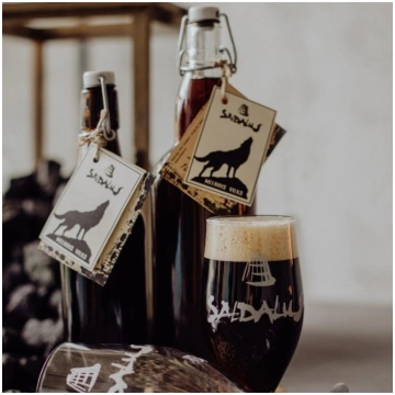 Melnais Vilks, tumšais alus, 1l alk.6,5 %