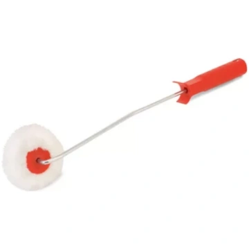 Rullis stūriem poliakrils 12 balts sašūts 39cm kāt