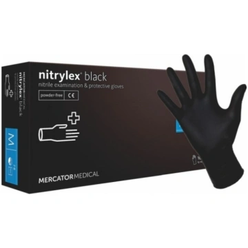 NITRYLEX PF BLACK - nitrila cimdi S N100