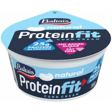 Biezpiena krēms Protein bez piedevām 300g, Baltais