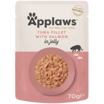 APPLAWS Cat Filet no tunča ar lasi želejā 70 g