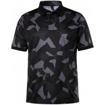Jay-Pi QuickDry Golf Polo Shirt Camouflage Black -