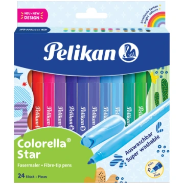 Flomāsteri Pelikan Colorella Star, vienpusējs, 24 
