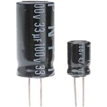 Elektrolīta kondensators 470uF 25V 105° 10X16mm Ro