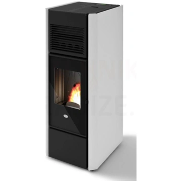 EVA CALOR granulu kamīns-krāsns ar gaisa plūsmas a