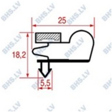 SNAP-IN GASKET 425x295 mm LF L3786052
