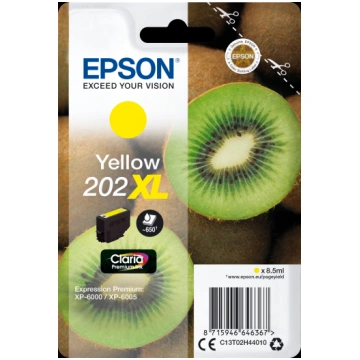 Epson Kiwi Singlepack Yellow 202XL Claria Premium 