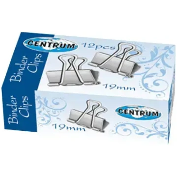 CENTRUM Paper clips 19 mm, 12 pieces/box 200-12984