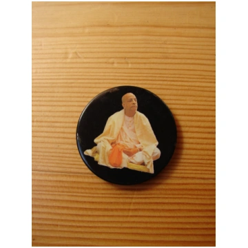 Metāla magnēts ar Šrīlu Prabhupādu (4,5cm)