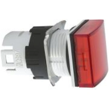 Head for pilot light, Harmony XB6, square red, 16m