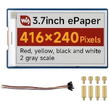 3,7 collu e-papīra HAT+ displejs (G), E-Ink ekrāns