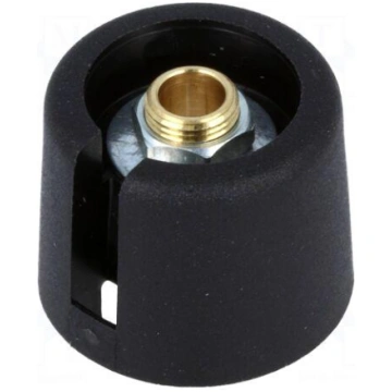 Knob | with pointer | polyamide | Øshaft: 6mm | Ø2