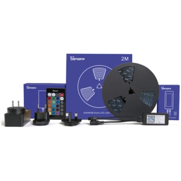 LED Lentes komplekts IP65 60LED 5050 2m 12V RGB
