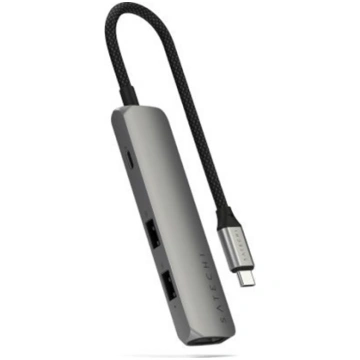 Satechi 4-in-1 USB-C Slim Multiport Adapter 4K - a
