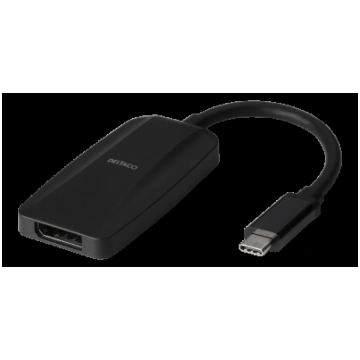 ADAPTERS DELTACO USB-C - DP, USB-C HA, DP HO, 7680
