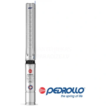 Pedrollo 6ST 30/8 nerūsējošā tērauda dziļurbuma sū