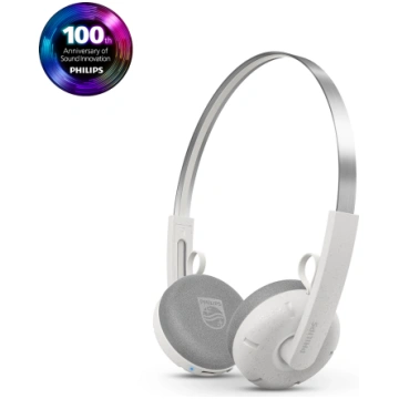 Philips Ringo, TAH2000, balta - Bezvadu austiņas, 