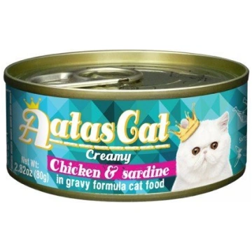 Aatas Chicken&Sardine Konservēts 80g Kaķiem