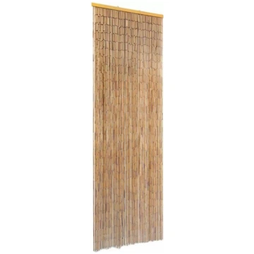 vidaXL kukaiņu aizkars durvīm, 56x185 cm, bambuss 