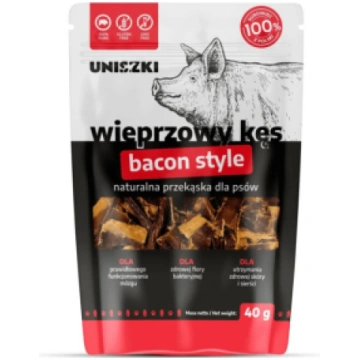 UNISZKI Pork bite – dog treat – 40 g