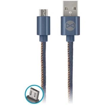 Kabelis "Jeans" micro-USB, 1m 2A Forever