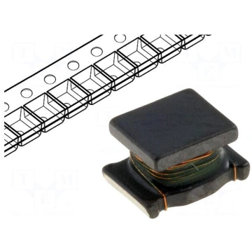 Inductor: wire | SMD | 1812 | 6.8uH | 720mA | R: 0