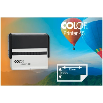 Zīmogs Colop Printer 45 | 25 x 82 mm | Gatavs liet