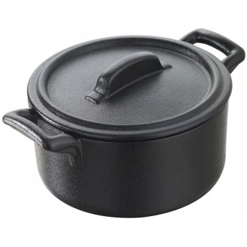 Revol BELLE CUISINE NOIR garnuszek z pokrywą 200 m