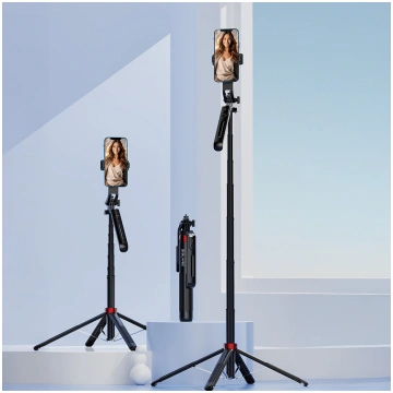 Blavec Aluminium Saliekams Selfiju Kāts Nūja + Tri