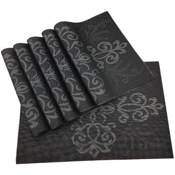Red Decoration Placemats for Kitchen PVC Table Mat