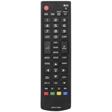 HQ LXP5603 TV remote control LG AKB73715603 Black 