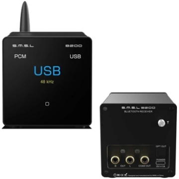SMSL B200 Odbiornik audio Bluetooth DAC z przedwzm