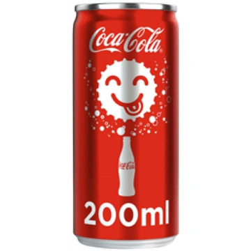 Gāzēts dzēriens COCA-COLA 0,2L skārd. D